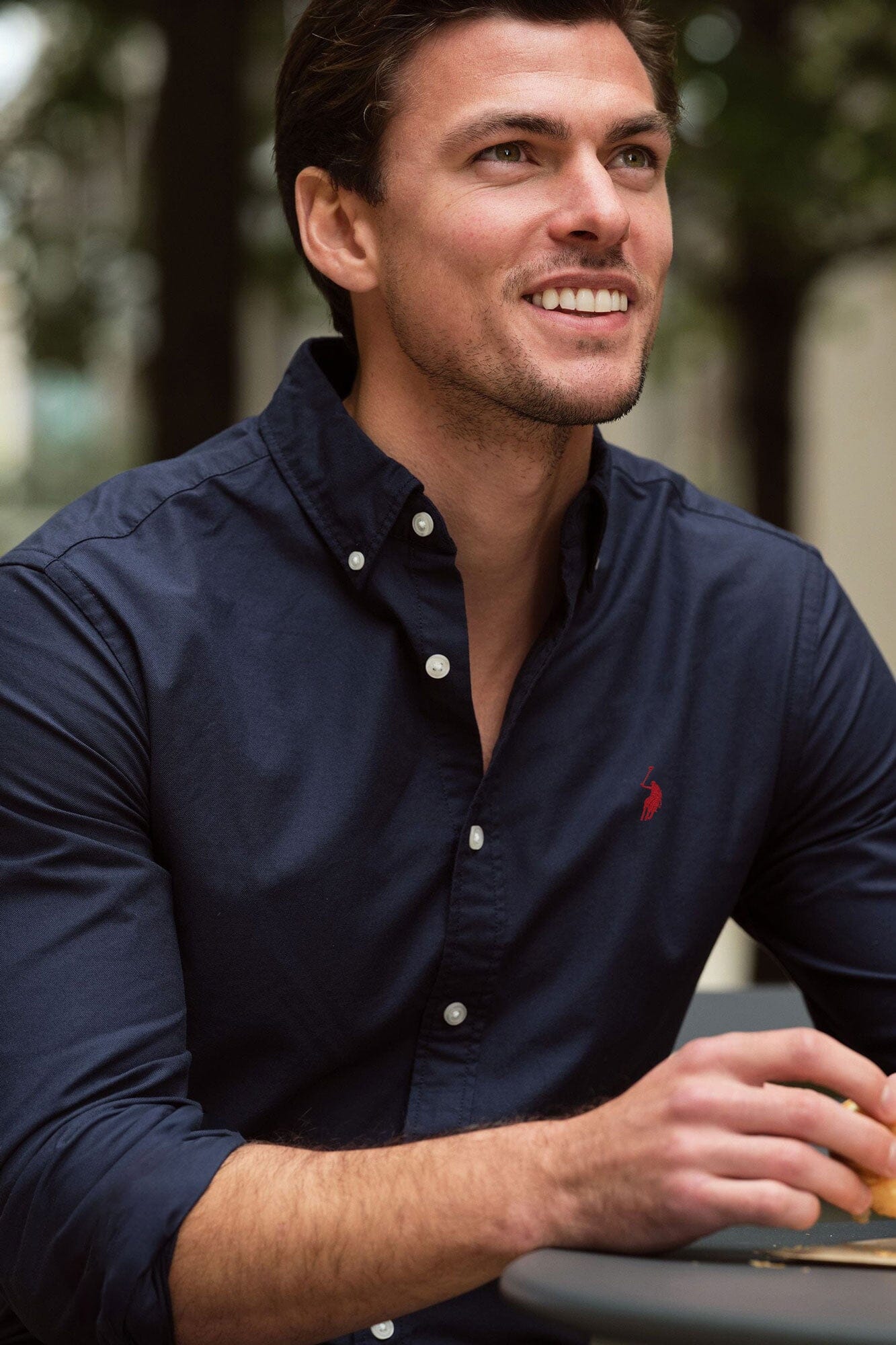 polo dress shirt Polo Republica Men's Signature Pony Embroidered Solid Casual Shirt