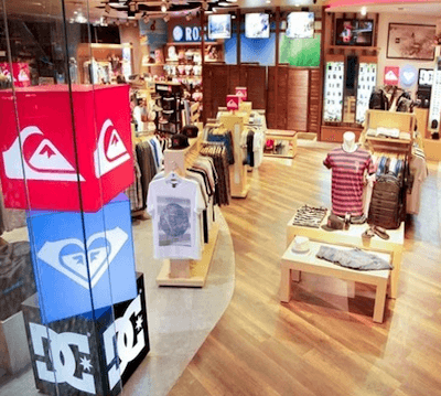 elo Merchandise at Quiksilver Barcelona