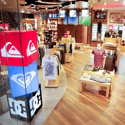 elo Merchandise at Quiksilver Barcelona