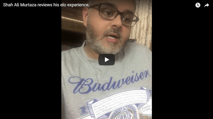 Shah Ali Murtaza reviews his elo experience.