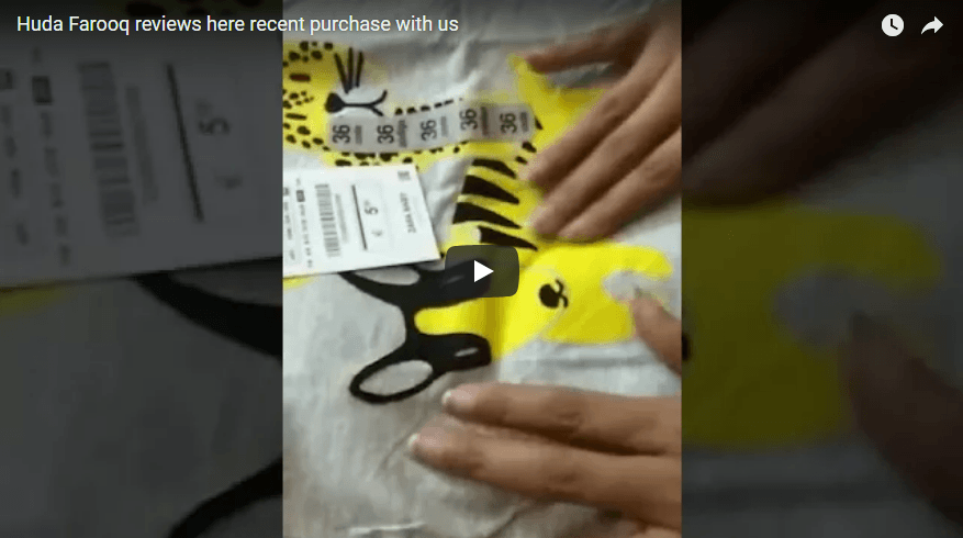 Huda Farooq reviews the clothes and make up she ordered