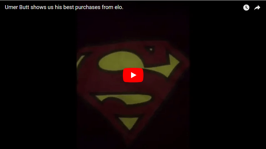 Umer Butt shows us his best purchases from elo.