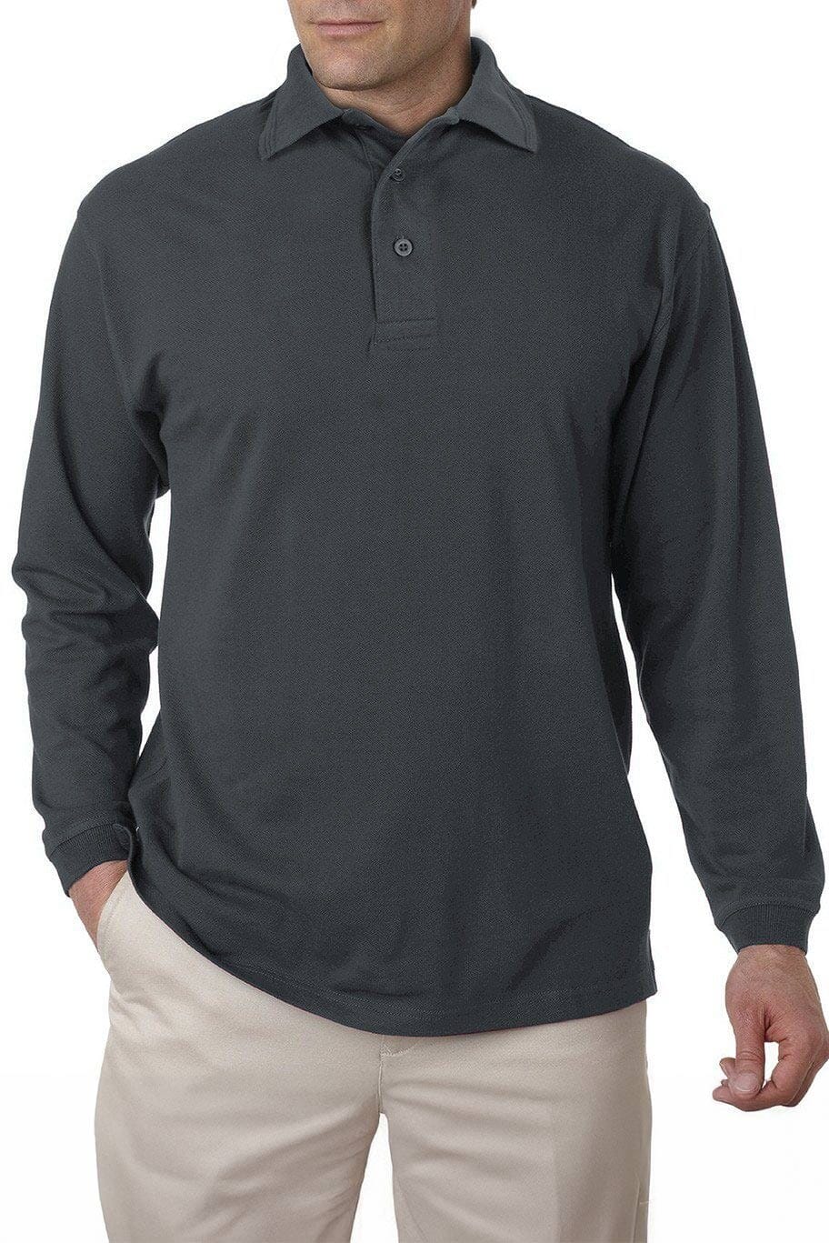Men's Long Sleeve Minor Fault Polo Shirt