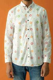 Gravity Men's Button Down Printed Casual Shirt