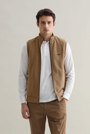 Eternity Premium Men's Logo Embroidered Fleece Gilet Men's Gilet Eternity (Sale Basis) Brown S 