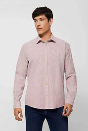 CP Men's Burg Lining Style Regular Fit Casual Shirt