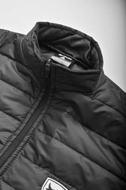 Burnt Soul Men's Bull Embroidered Body Warmer Minor Fault Puffer Gilet Men's Gilet IBT 