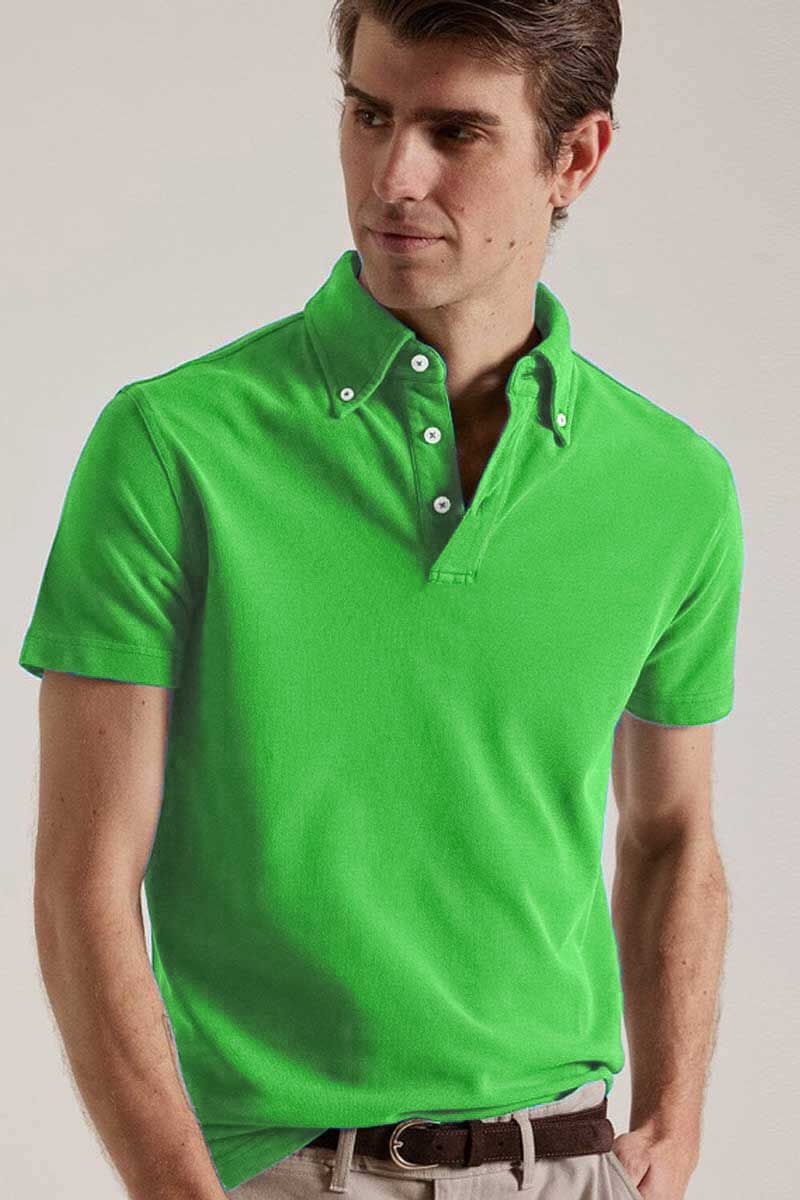 Polo Republica Men's Jetson Button Down Minor Fault Polo Shirt