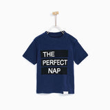 ZR Kid's The Perfect Nap Printed Minor Fault Tee Shirt