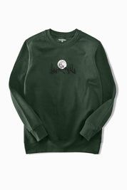Polo Republica Men's Mountain Moon Embroidered Fleece Sweat Shirt Men's Sweat Shirt Polo Republica 