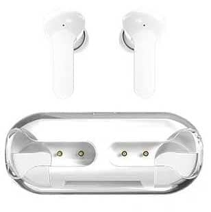 Amgras V Pro Pure Bass Zero Cable TWS Bluetooth Earbuds Mobile Accessories SDQ White 