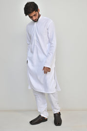 Hud Hud Men's Leeds Mandarin Collar Stitched Suit Kurta With Trouser Men's Suit MHJ 