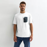 Polo Republica Men's Contrast Pocket Crew Neck Tee Shirt