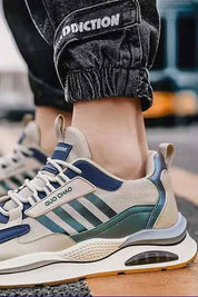 Beige & Bottle Green