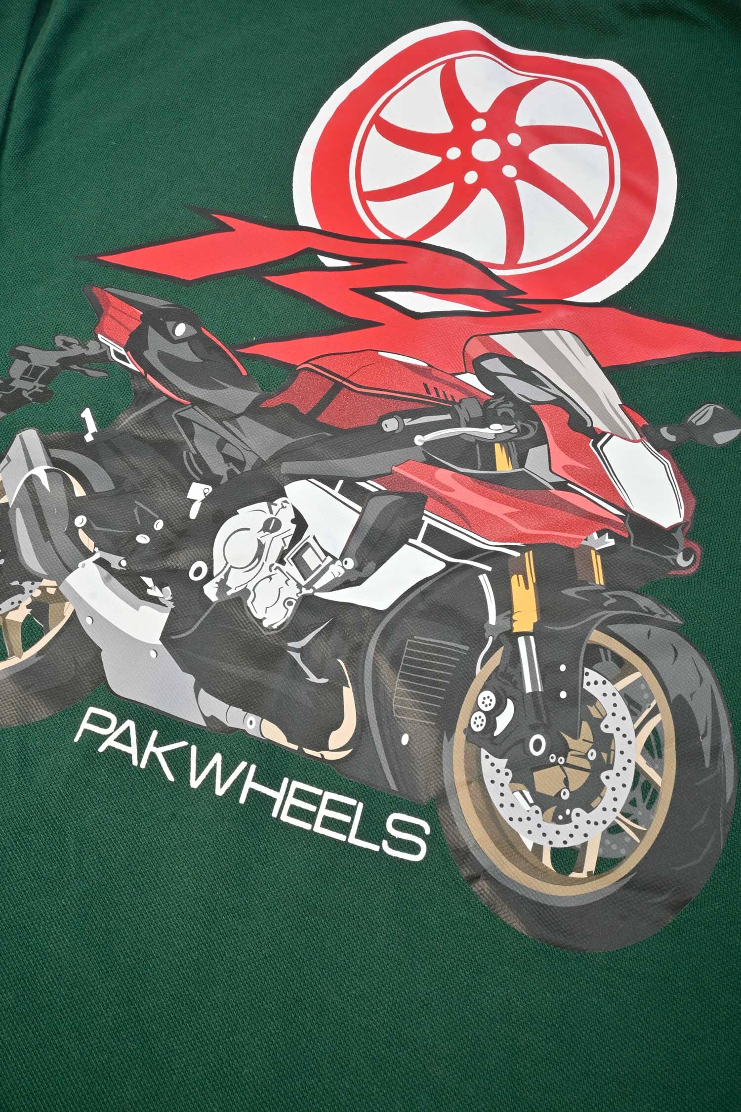 Polo Republica Men's PakWheels YZF Printed Short Sleeve Polo Shirt Men's Polo Shirt Polo Republica 