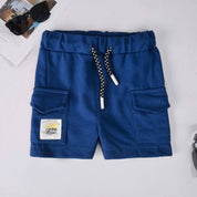 Tiny Teen Baby Kid's Summer Time Printed Shorts Kid's Shorts SNR Blue 6-9 Months 