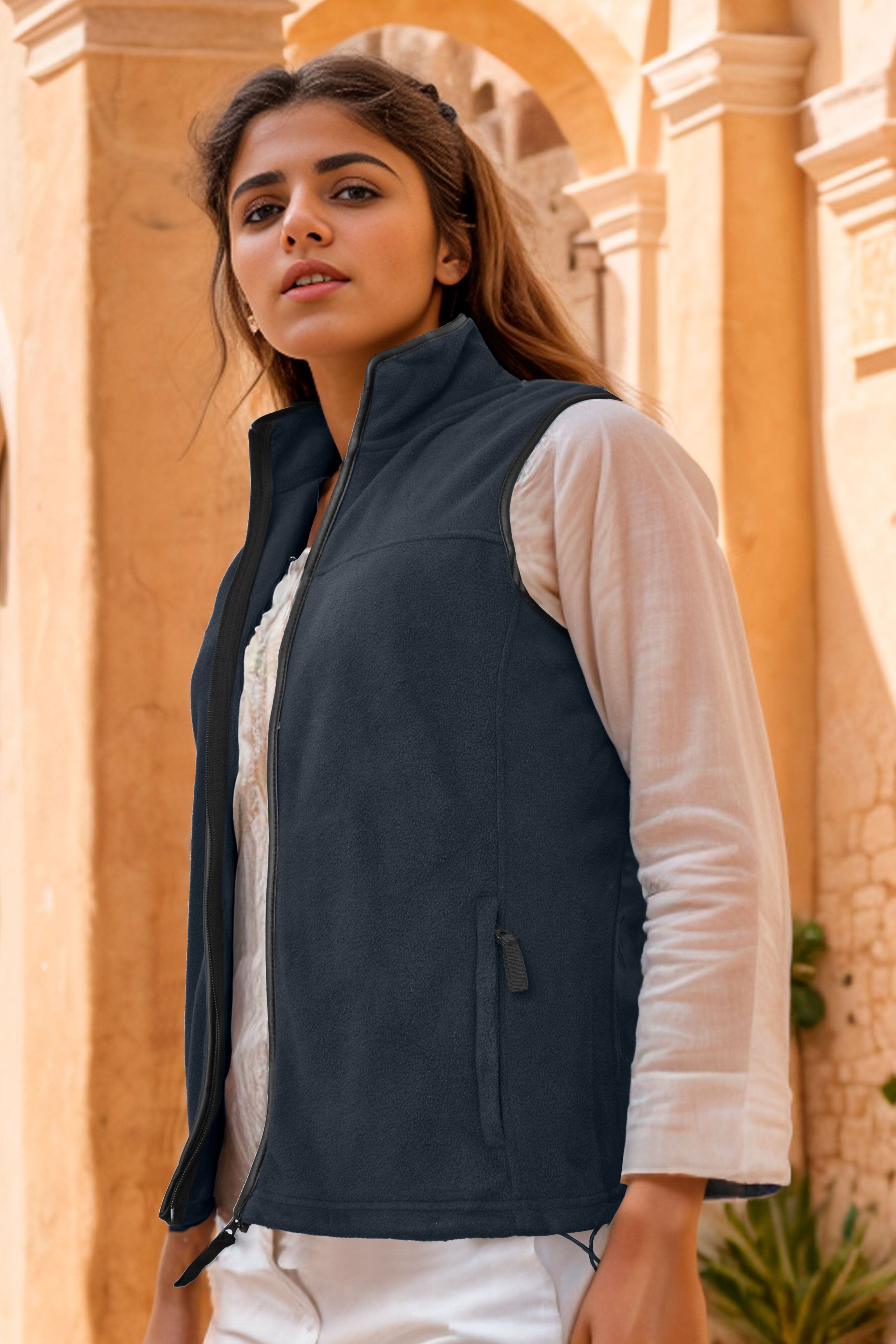 Premium Equestrian Women's Polar Fleece Body Warmer Gilet Women's Gilet HAS Apparel 