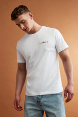 Polo Republica Men's CEO Chess Life Lines Printed Crew Neck Tee Shirt