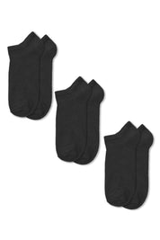Identic Men's Premium Low Cut Socks - Pack Of 3 Socks Paragon Fashion Black 39-42 