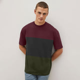 Men's Classic Boulder Panels Design Tee Shirt
