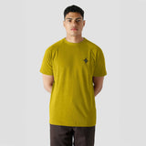 Men's Logo Embroidered Raglan Sleeve Crew Neck Tee Shirt