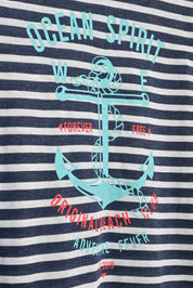 Navy & White