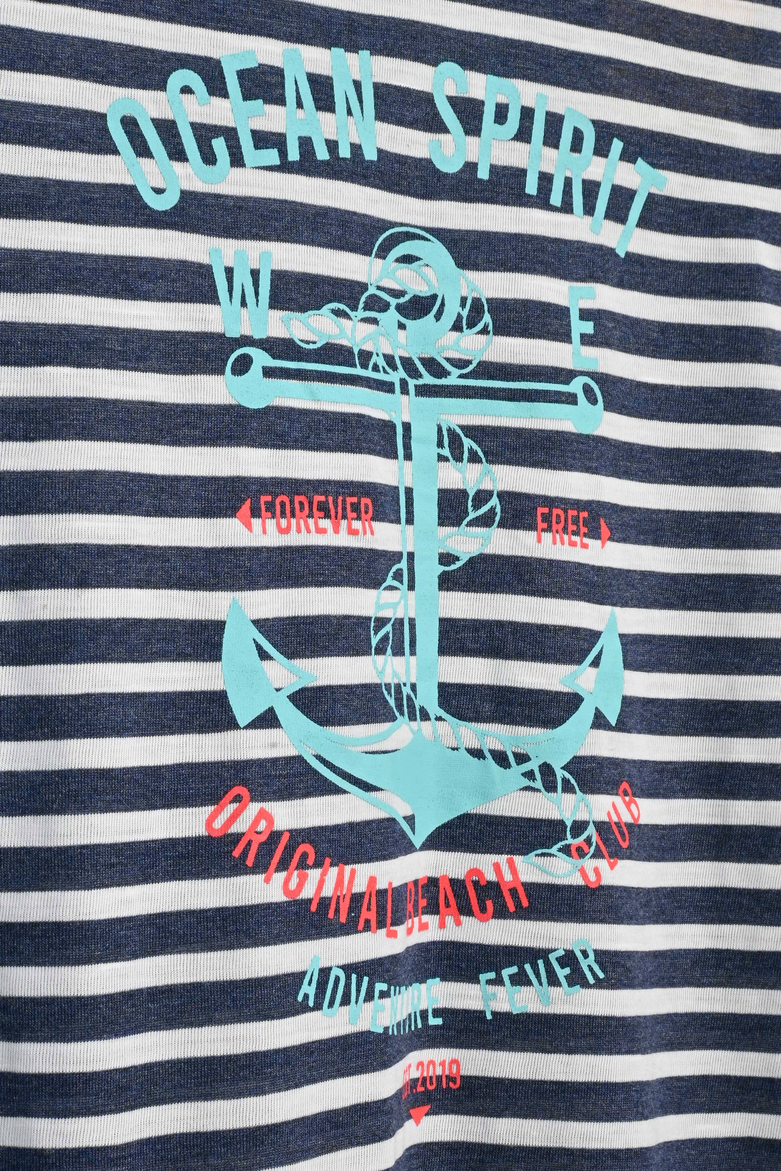 Navy & White