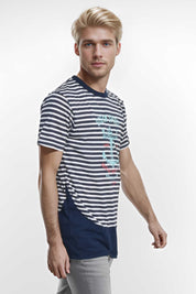 Navy & White