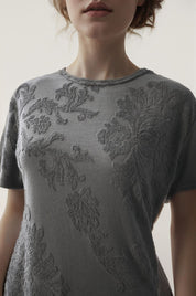 Max 21 Women's Prague Floral Short Sleeve Tee Shirt Women's Tee Shirt SZK 