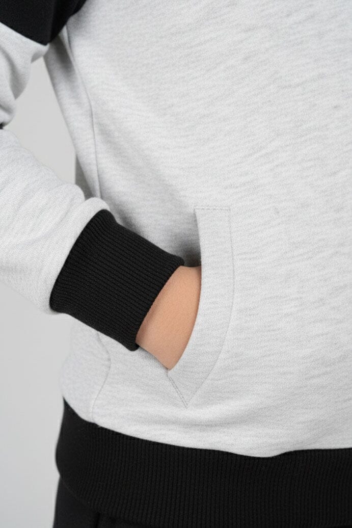 Grey Melange & Black