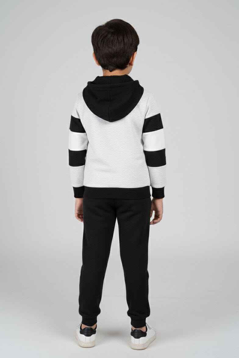 Grey Melange & Black