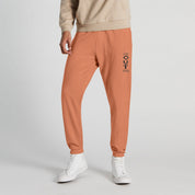 MAX 21 Men's Change Future Printed Fleece Joggers Pants Men's Jogger Pants SZK Rust S 