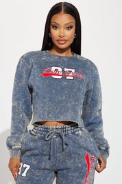 FN Women's New York Athletic Washed Fleece Sweatshirt