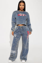 FN Women's New York Athletic Washed Fleece Sweatshirt