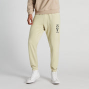 MAX 21 Men's Change Future Printed Fleece Joggers Pants Men's Jogger Pants SZK Cream S 
