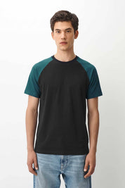 Black & Teal