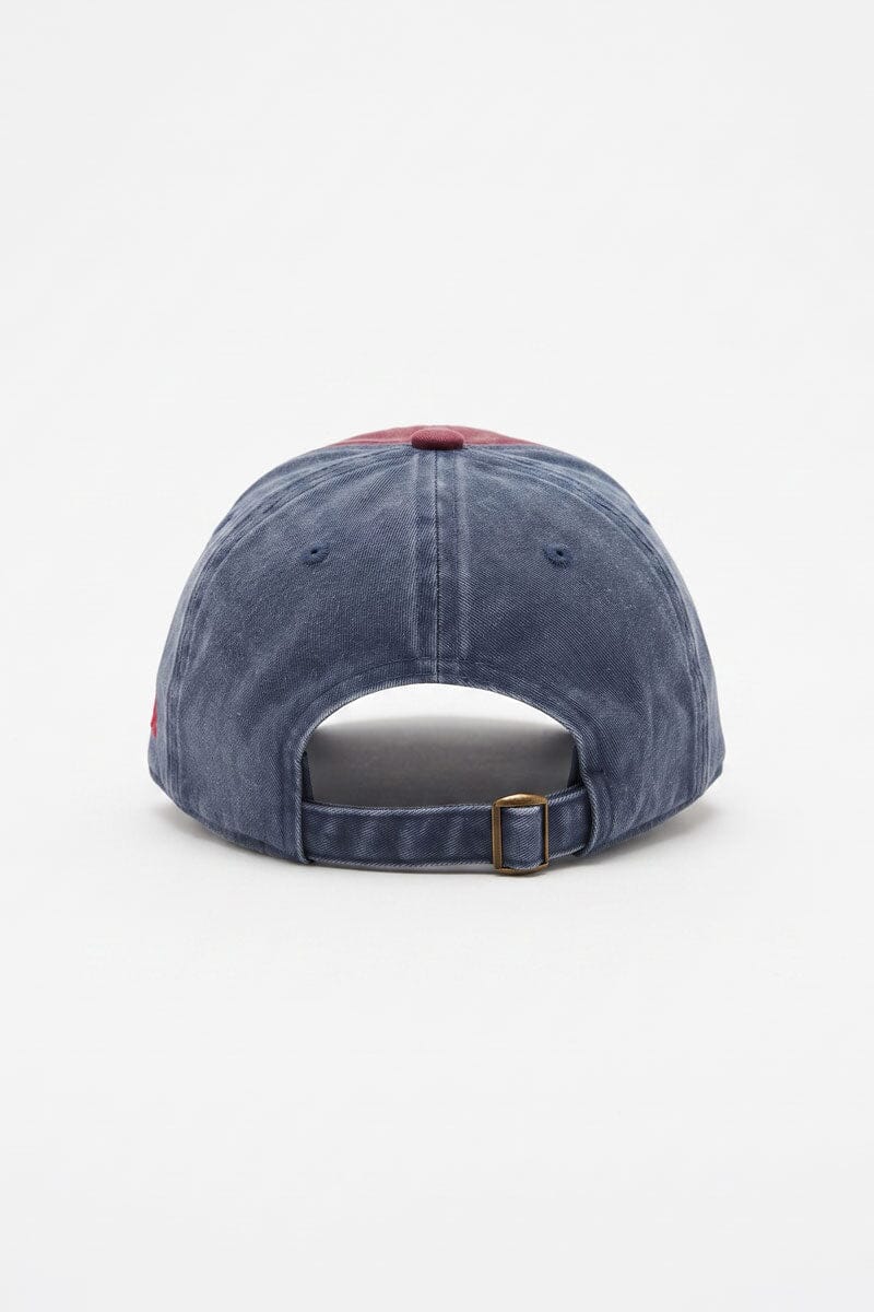 Navy & Maroon