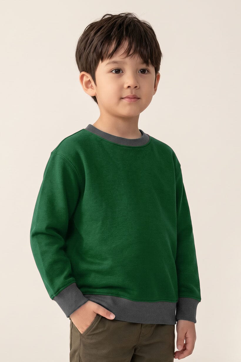 Bottle Green & Slate Grey
