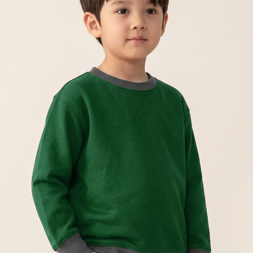 Bottle Green & Slate Grey