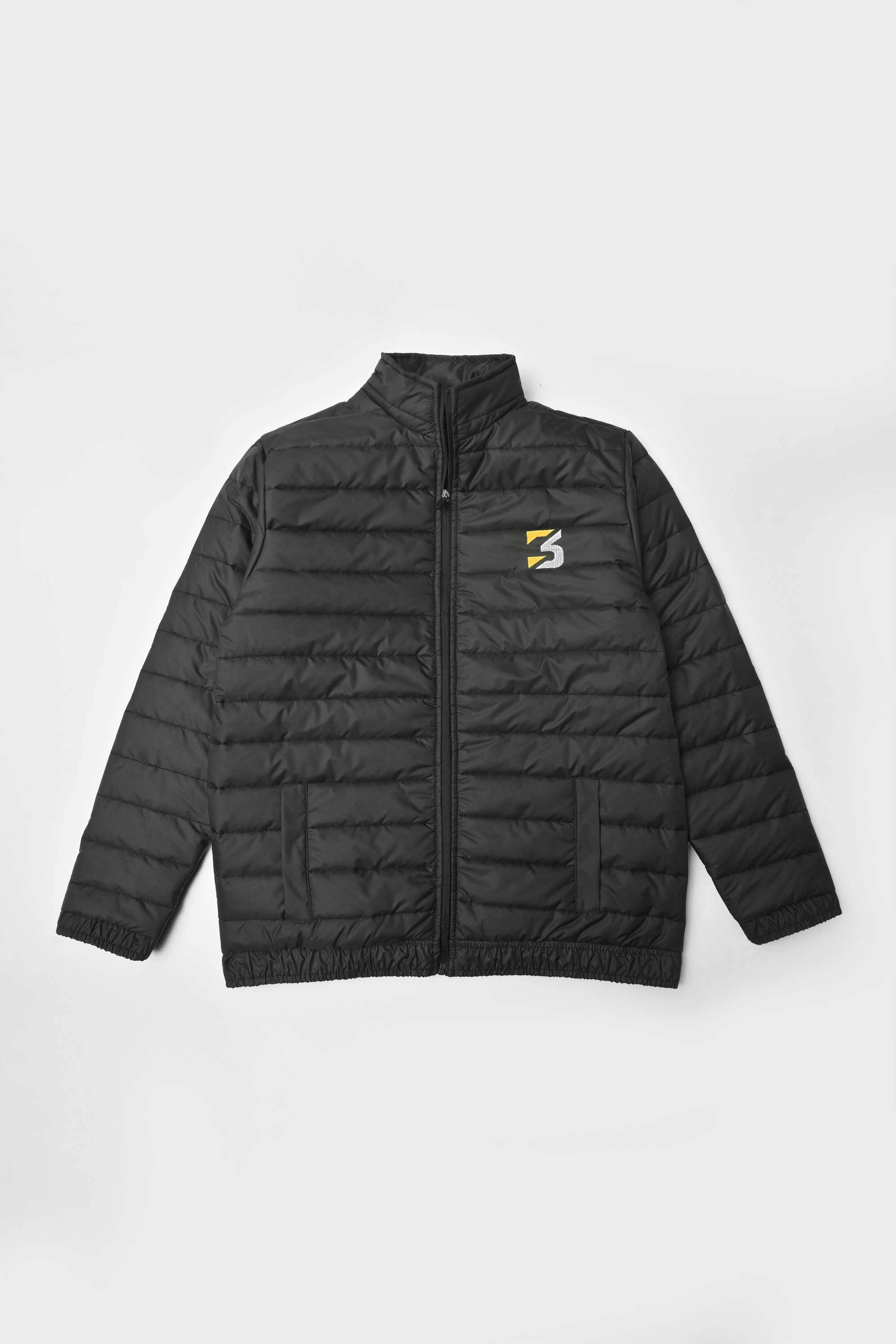 Burnt Soul Men's B3 Embroidered Long Sleeve Puffer Jacket Men's Jacket IBT 