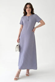 East West Women's Polka Dot Minor Fault Maxi Dress