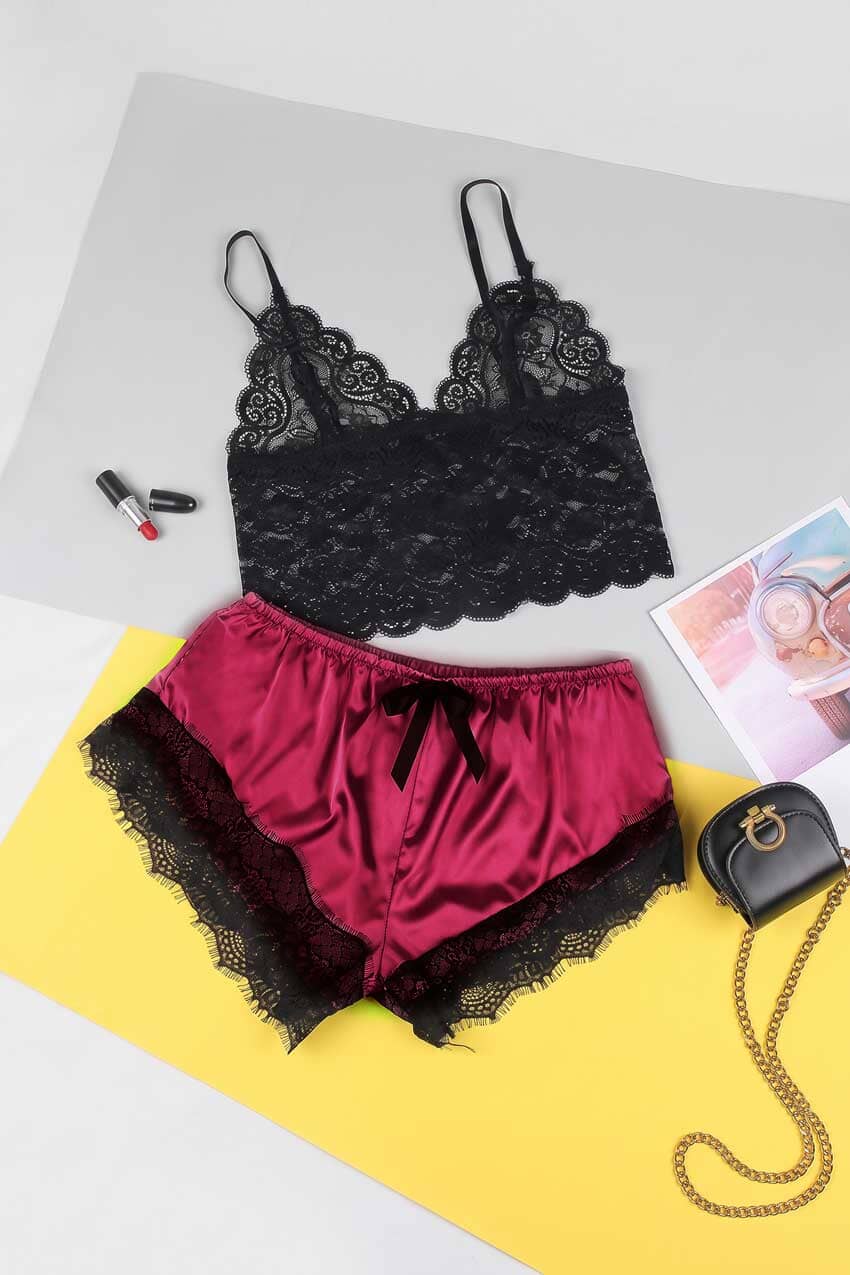 Black & Burgundy