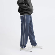 Max 21 Men's Contrast Design Fleece Sweat Pants Men's Sweat Pants SZK Jeans Marl S 