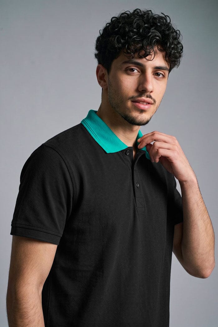Black & Aqua