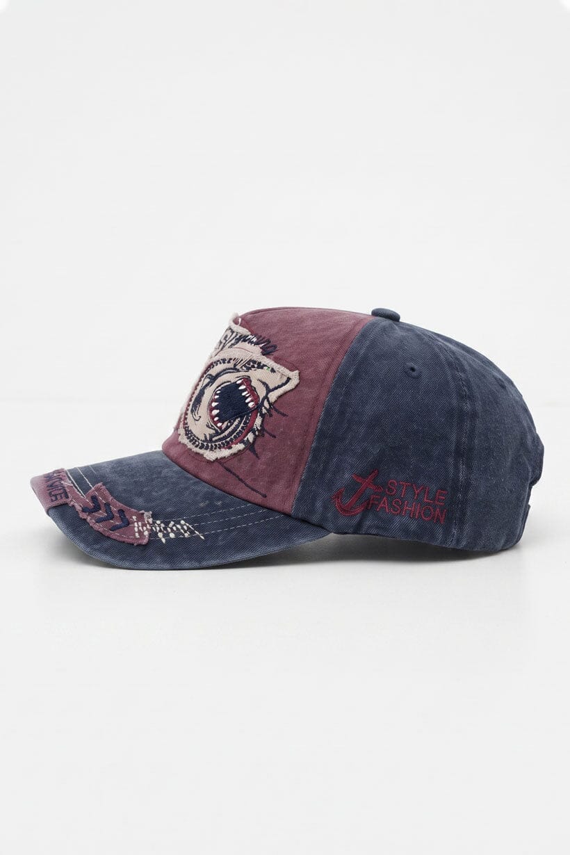 Navy & Maroon