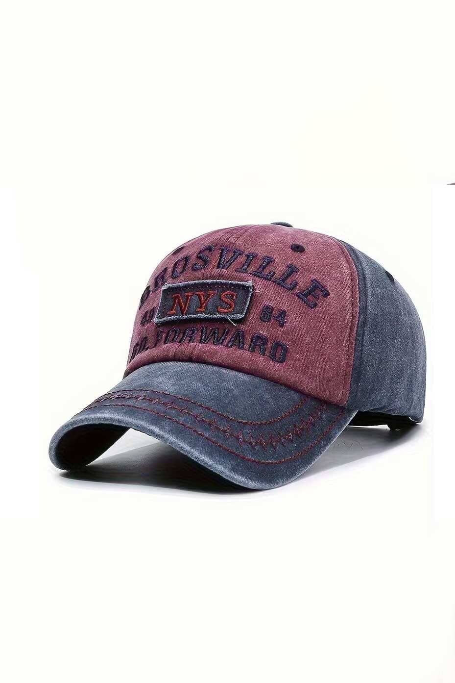 Navy & Burgundy