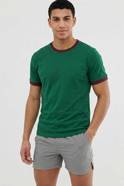 Bottle Green & Maroon