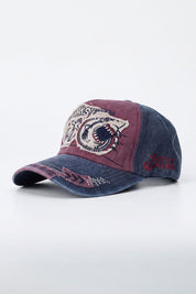 Navy & Maroon