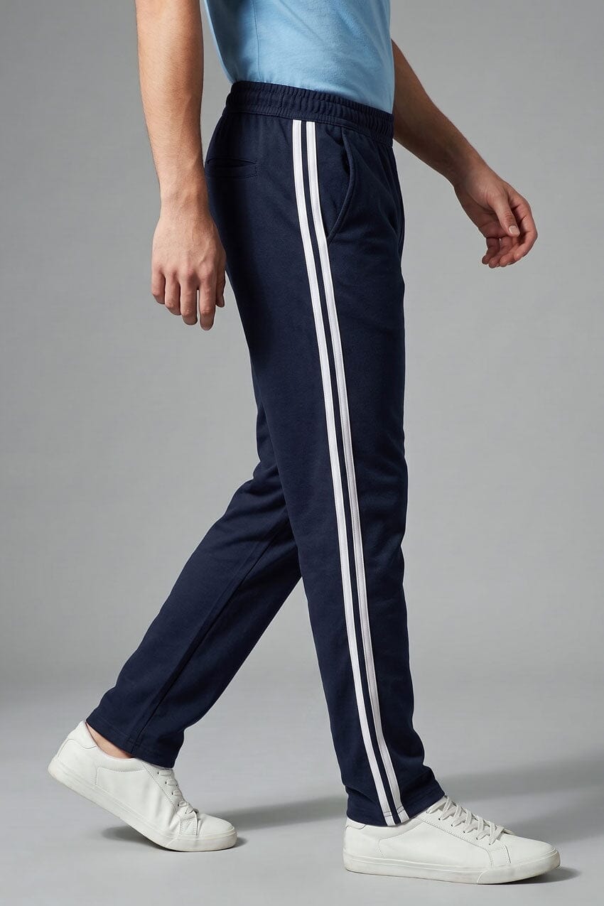 Navy & White
