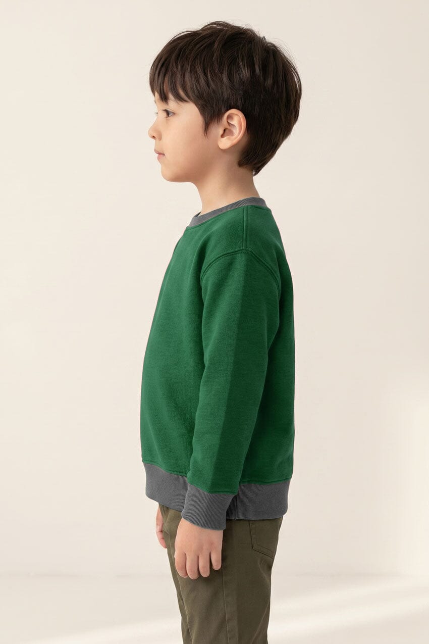 Bottle Green & Slate Grey